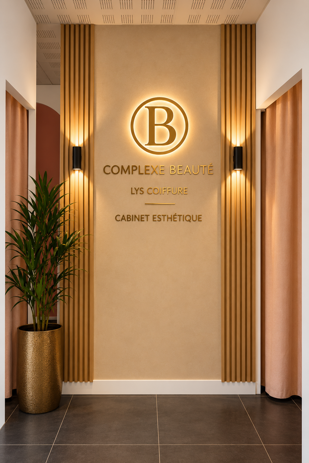 Projection de l’entrée du Complexe Beauté à Quimper