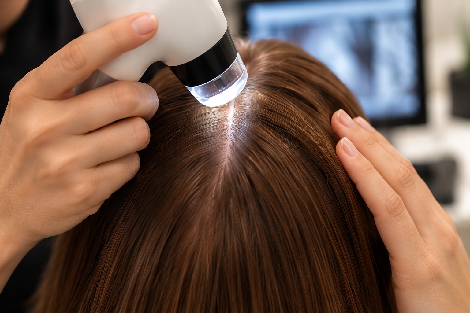 Illustration de la prestation cure capillaire professionnelle